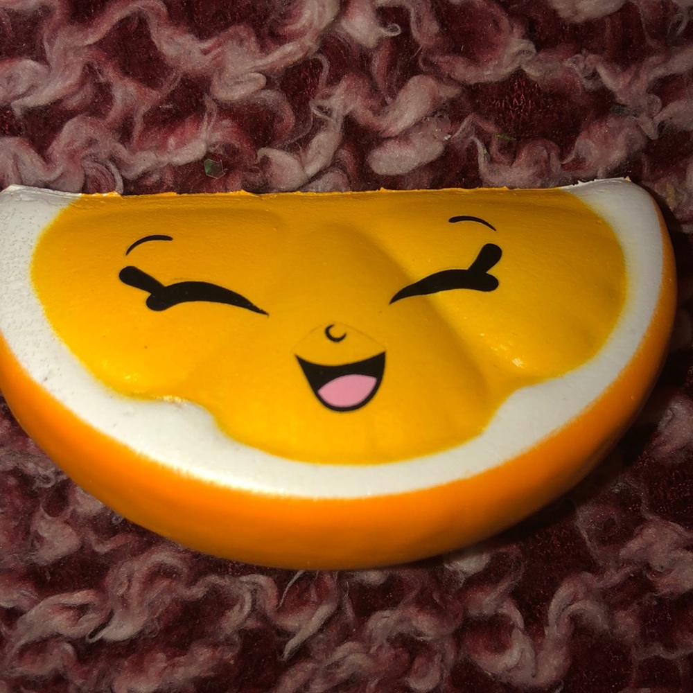 Shopkins orange slice squishy